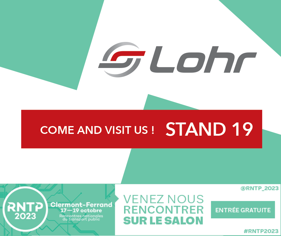 Lohr will be present at the RNTP exhibition in Clermont-Ferrand, from 17 to 19 October.