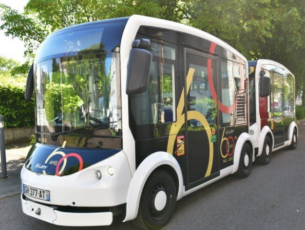 Cristal, the electric shuttle being tested in the Sundgau capital