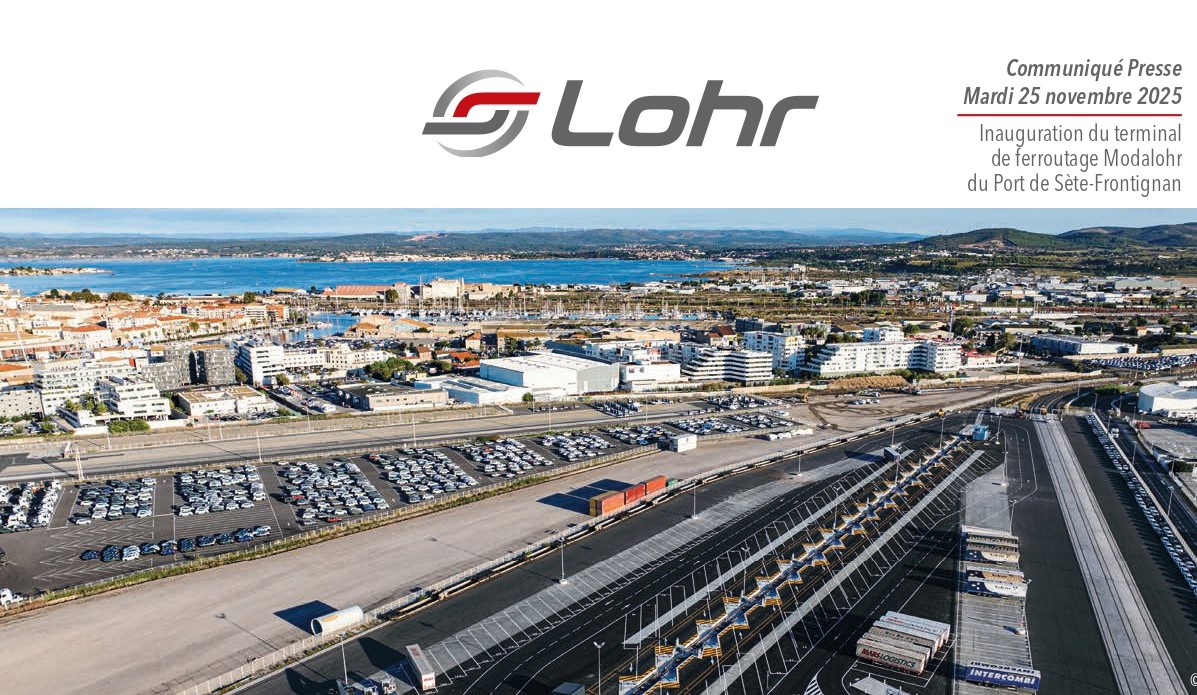 Inauguration of the Modalohr piggyback terminal at the Port of Sète-Frontignan