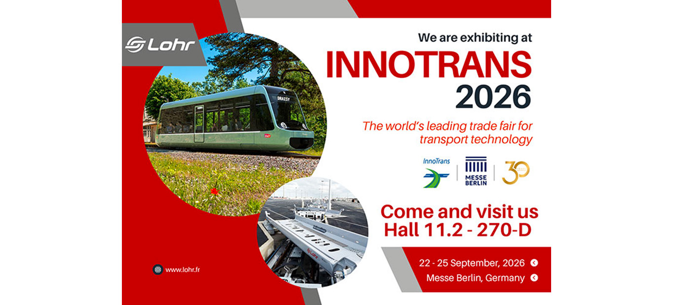 LOHR Industrie is participating in the future of rail transport at InnoTrans 2026